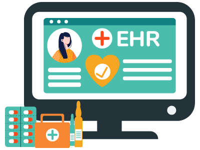 Learning what is an EHR System on a computer